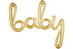 Script Phrase Phrase Baby Foil Ball