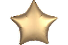 Foil Balloon - Star Shape - Luxury Satin Gold - 45 cm