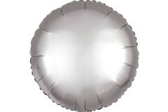 Foil Balloon - Satin Luxe Platinum - 45 cm