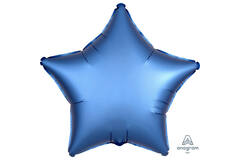 Foil Balloon - Shape - Star - Satin Luxe Azure - 45 cm