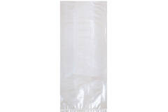 25 Party Bags Clear Plastic 29.2 x 12.7 x 7.6 cm