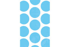 10 Paper Bags Polka Dots Carribean Blue 11.3 x 17.7 cm