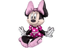 Foil Balloon - Shape - Sitting Minnie Mouse - 45 x 48 cm