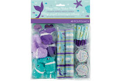 Favour Pack Mermaid Wishes Plastic / Paper 48 Pieces