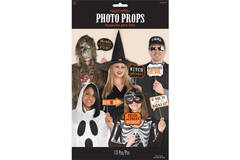 Photo Booth Kit Halloween Words Paper / Plastic 13 Pieces 35.5 x 21.5 cm