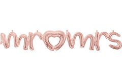 Script Phrase Phrase Mr & Mrs 149x25cm