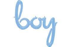 Script Phrase Boy Foil Balloon G40