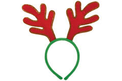 Headband Antler Felt 30 cm One Size