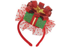 Head Band Christmas Gift Plastic / Fabric 13.6 x 18.8 cm