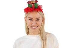 Head Band Christmas Gift Plastic / Fabric 13.6 x 18.8 cm