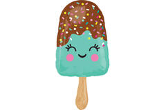 Foil Balloon - Shape - Happy Ice Cream Bar - 43 x 88 cm