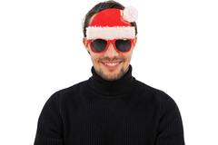 Fun Shades Santa Hat One Size