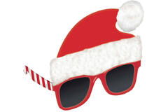 Fun Shades Santa Hat One Size