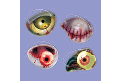 12 Eye Patches Zombie Paper 6.5 x 4.5 cm