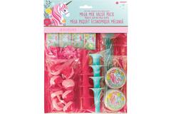 Favour Pack Magical Unicorn Plastic / Paper 48 Pieces