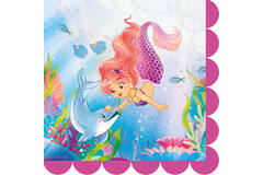 16 Napkins Magical Ocean shaped 33 x 33 cm