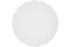 6 Plates Vert Decor Round White 18.8 cm