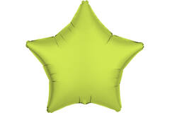 Foil Balloon Shape Star - Neon Yellow - 48 cm