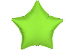 Foil Balloon Shape Star - Neon Green - 48 cm