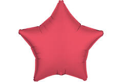 Foil Balloon Shape Star - Neon Red - 48 cm