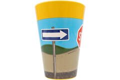 4 Cups Construction Party Plastic Reusable 430 ml