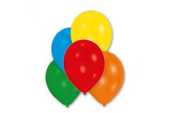 Latex Balloons - Assorted Colors - 28 cm - 10 pieces