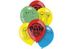 6 Latex Balloons Paw Patrol 2022 27.5 cm / 11"