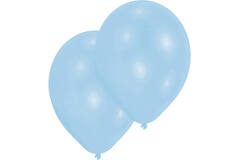 10 Latex Balloons Standard Powder Blue 27.5 cm / 11"