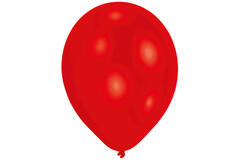 50 Latex Balloons Standard Red 27.5 cm / 11"