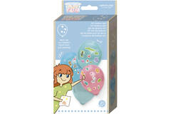 4 latex balloons 36 cm with animal stickers and balloon holders