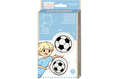 3 latex punch balloons football 45 cm