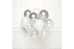 DIY Balloon Bouquet Silver