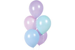 10 Latex Balloons Macaron assorted 27.5 cm / 11"