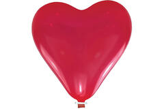 10 Latex Balloons Heart Small 20.3 cm / 8"