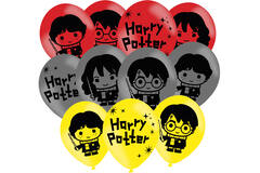 6 Latex Balloons Harry Potter 4 Sided Print 27.5 cm / 11"