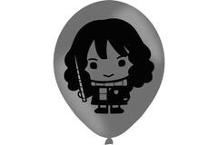 6 Latex Balloons Harry Potter 4 Sided Print 27.5 cm / 11"