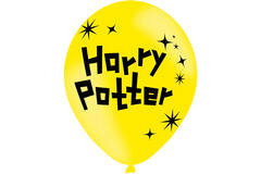 6 Latex Balloons Harry Potter 4 Sided Print 27.5 cm / 11"