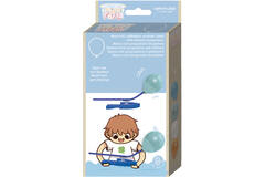 Boat with balloon propulsion, incl. 4 latex balloons 23 cm