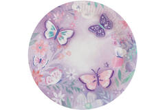 8 Plates Flutter Garden Round Paper 23 cm