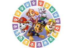 8 Plates Paw Patrol 2022 Round Paper 23 cm