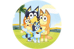 Plates - Bluey - 23 cm - 8 pieces