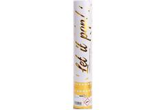 Confetti Cannon Gold Rectangular Foil 28 cm