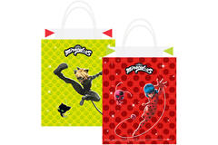 8 Lootbags Miraculous Paper 12,7 cm x 21,5 cm