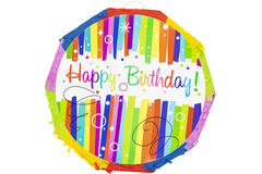 Expandable Pinata Happy Birthday