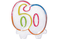 Numeral Candle 60 Height 8 cm