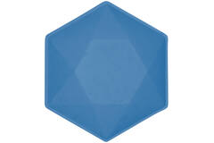 6 Bowls Vert Decor Hexagonal Dark Blue 15.8 x 13.7 cm