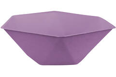 6 Bowls Vert Decor Hexagonal Dark Purple 15.8 x 13.7 cm