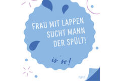 12 Flip Napkins Humorous Date Night GER Double-Sided Print 33 x 33 cm
