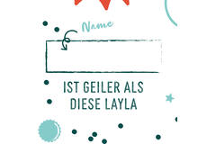 12 Flip Napkins Party Hard GER Double-Sided Print 33 x 33 cm