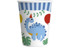 8 Paper Cups Dino Jungle Paper 250 ml